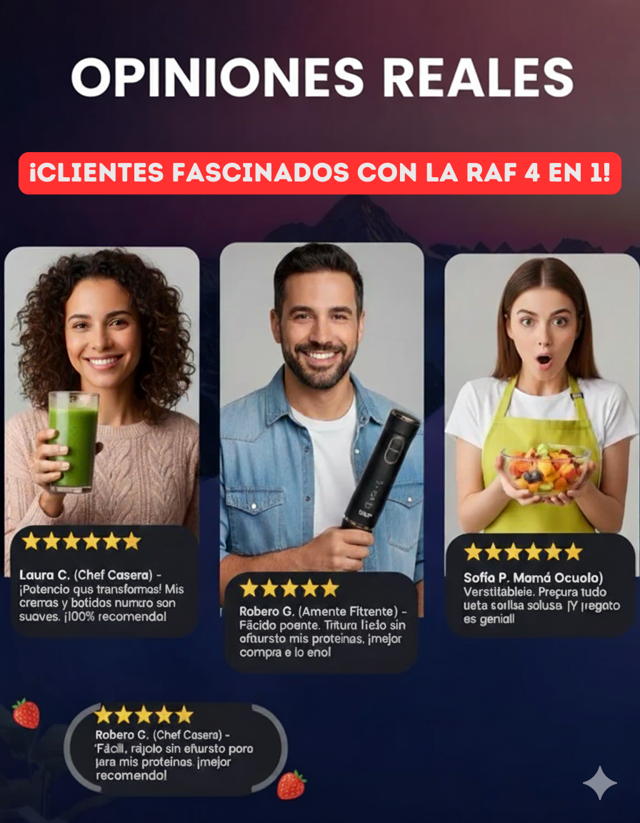 LICUADORA DE MANO 4 EN 1🌟
