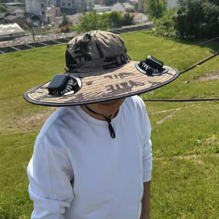 sombrero con panel solar🌟 new