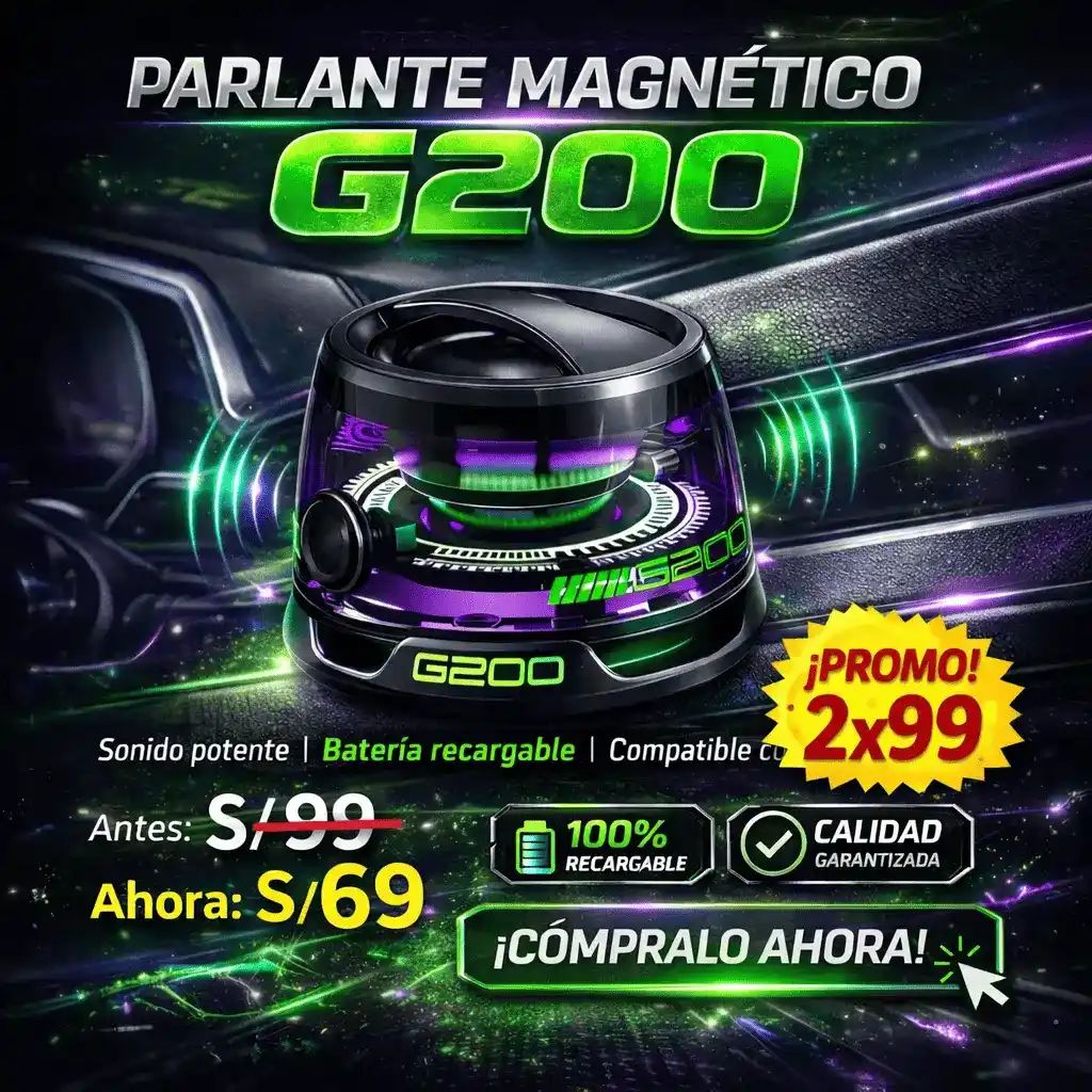 parlante magnetico g200